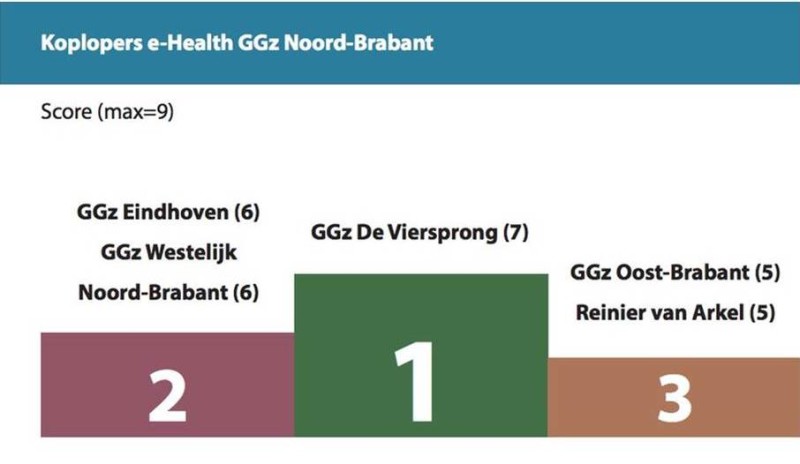 Viersprong koploper ehealth ggz in Noord-Brabant